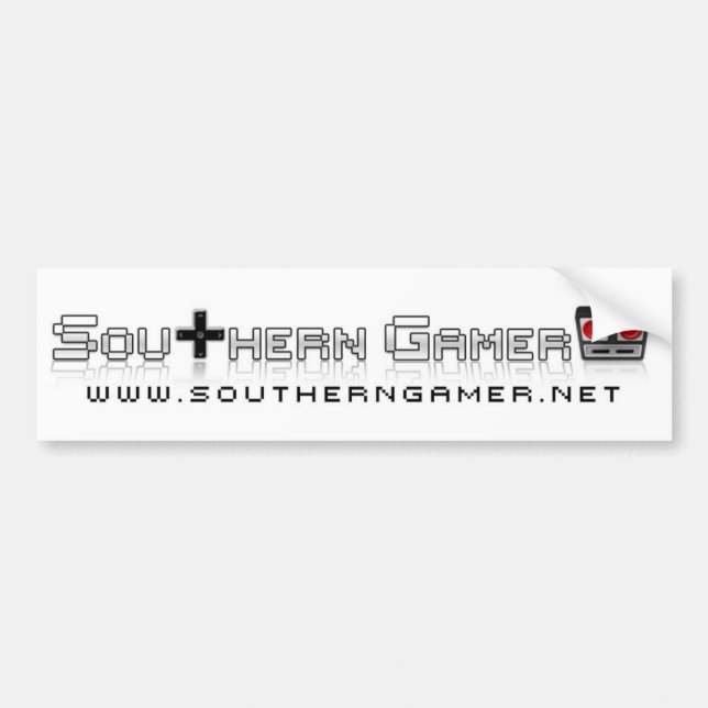 Autocollant De Voiture Adhésif pour pare-chocs du sud de Gamer (Devant)