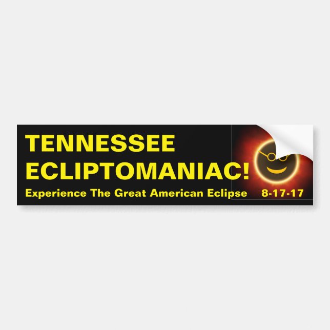 Autocollant De Voiture Adhésif pour pare-chocs du Tennessee Ecliptomaniac (Devant)