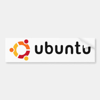 Autocollant De Voiture Adhésif pour pare-chocs d'Ubuntu
