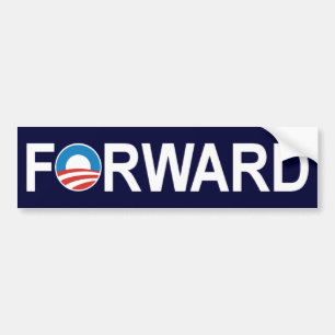 Autocollant De Voiture Adhésif pour pare-chocs "en avant" de Barack Obam