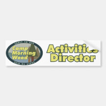 Adhésif pour pare-chocs en bois de matin de camp
