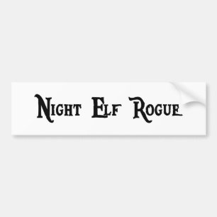 Autocollant De Voiture Adhésif pour pare-chocs escroc d'Elf de nuit