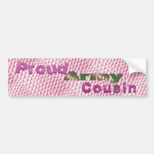 Autocollant De Voiture Adhésif pour pare-chocs fier de rose de cousin