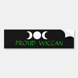 Autocollant De Voiture Adhésif pour pare-chocs fier de Wiccan