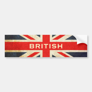 Autocollant De Voiture Adhésif pour pare-chocs grunge britannique d'Union