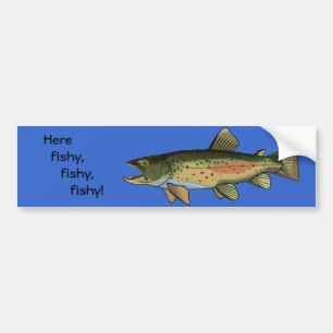 Autocollant De Voiture Adhésif pour pare-chocs ici de poisson