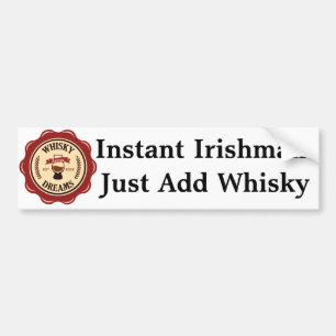 Autocollant De Voiture Adhésif pour pare-chocs instantané d'Irlandais