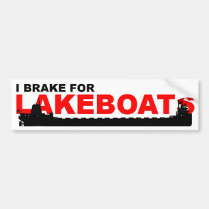 Autocollant De Voiture Adhésif pour pare-chocs : Je freine pour LAKEBOATS