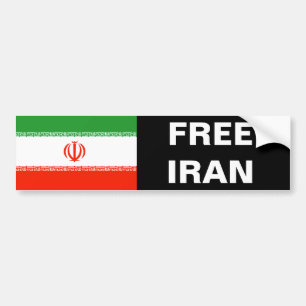 AUTOCOLLANT DE VOITURE ADHÉSIF POUR PARE-CHOCS LIBRE DE L'IRAN