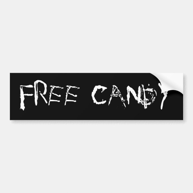 Autocollant De Voiture Adhésif pour pare-chocs libre de sucrerie (Devant)