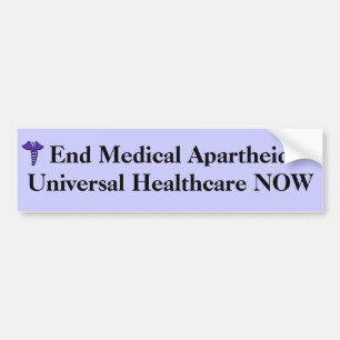 Autocollant De Voiture Adhésif pour pare-chocs Médicale d'apartheid de