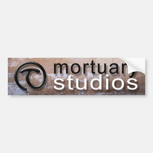 Autocollant De Voiture Adhésif pour pare-chocs mortuaire de studios (Devant)