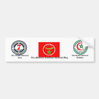 Autocollant De Voiture Adhésif pour pare-chocs national américain maure