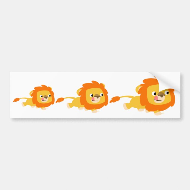 Autocollant De Voiture Adhésif pour pare-chocs opportuniste de lion de (Devant)