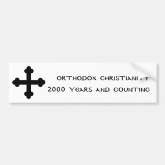 Autocollant De Voiture Adhésif pour pare-chocs orthodoxe des années