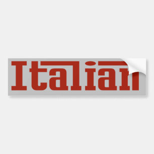 Autocollant De Voiture Adhésif pour pare-chocs rouge et gris italien