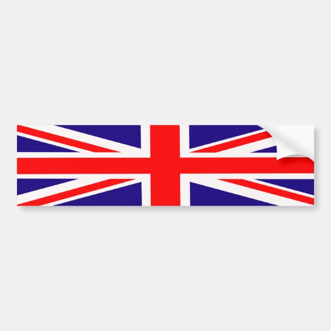 Autocollant De Voiture Adhésif pour pare-chocs Union Jack (Devant)