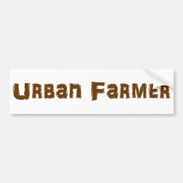 Autocollant De Voiture Adhésif pour pare-chocs urbain d'agriculteur (Devant)