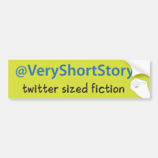 Autocollant De Voiture adhésif pour pare-chocs - @VeryShortStory