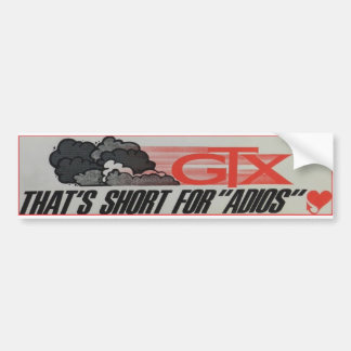 Autocollant De Voiture Adhésif pour pare-chocs vintage de GTX