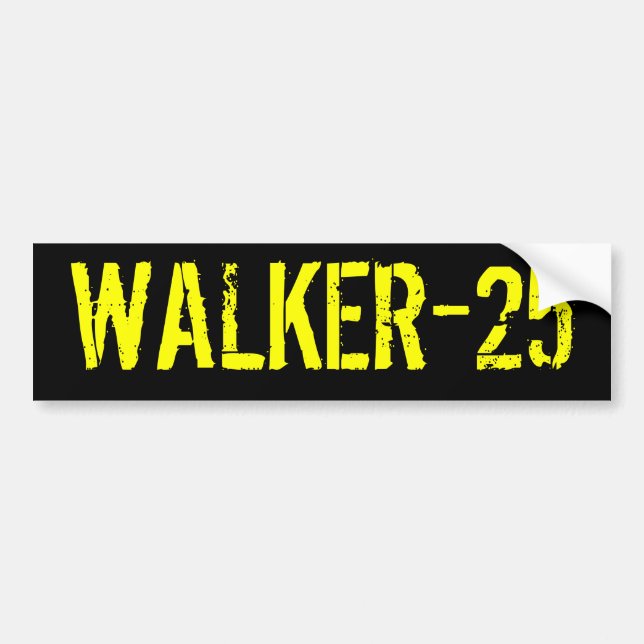 Autocollant De Voiture Adhésif pour pare-chocs WALKER-25 (Devant)
