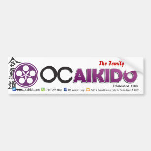 Autocollant De Voiture Adhésifs pour pare-chocs d'Aikido de Comté
