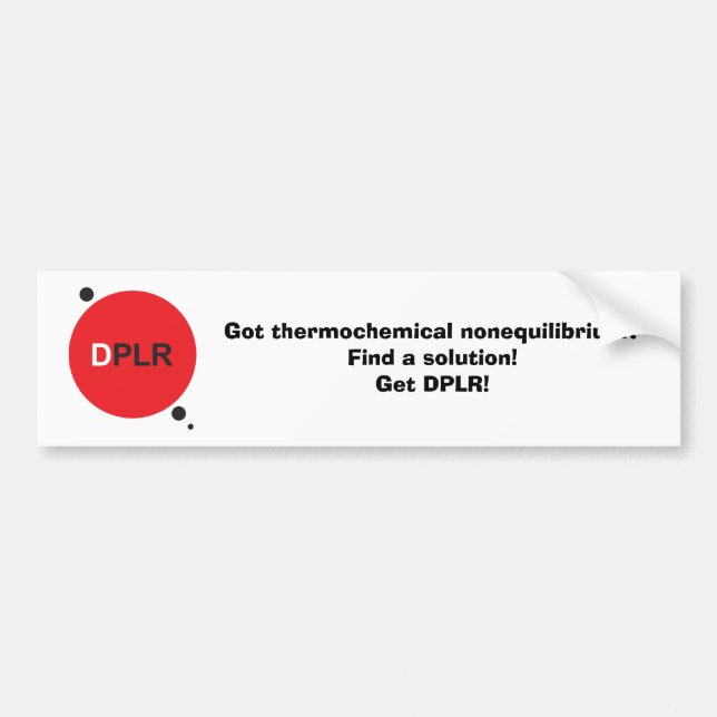 Autocollant De Voiture Adhésifs pour pare-chocs de DPLR (Devant)