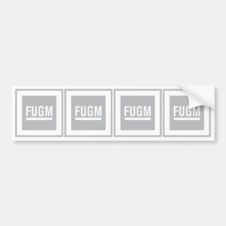 Autocollant De Voiture Adhésifs pour pare-chocs de FUGM (x4) par le SAB