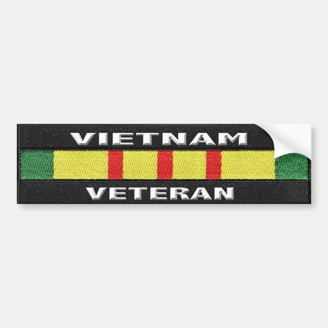 Autocollant De Voiture Adhésifs pour pare-chocs de vétéran du Vietnam (Devant)