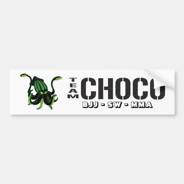 Autocollant De Voiture Adhésifs pour pare-chocs d'Équipe-Choco (Devant)