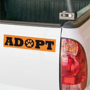 Autocollant De Voiture Adopter les animaux
