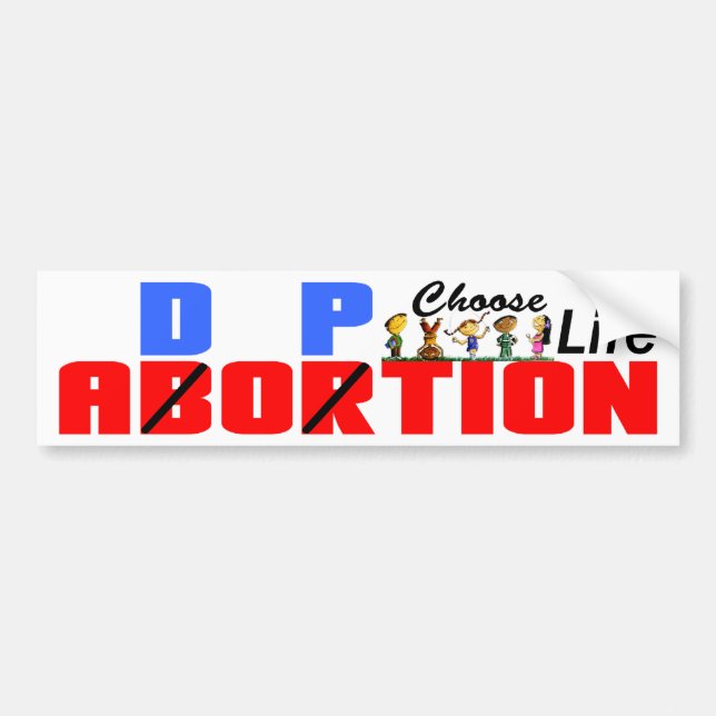 Autocollant De Voiture Adoption : Choisissez la vie ! (Devant)
