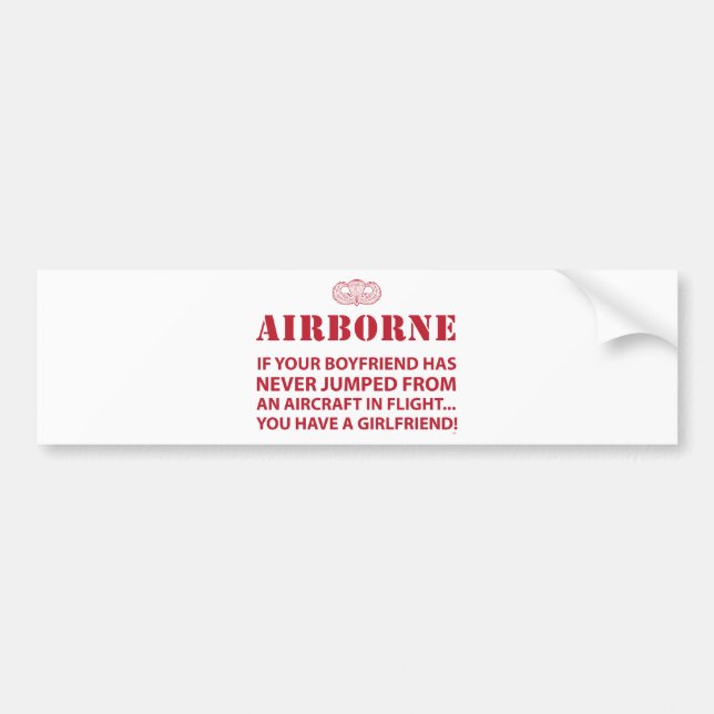 AUTOCOLLANT DE VOITURE AÉROPORTÉ (Devant)