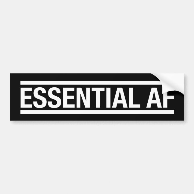Autocollant De Voiture AF essentielle (Devant)