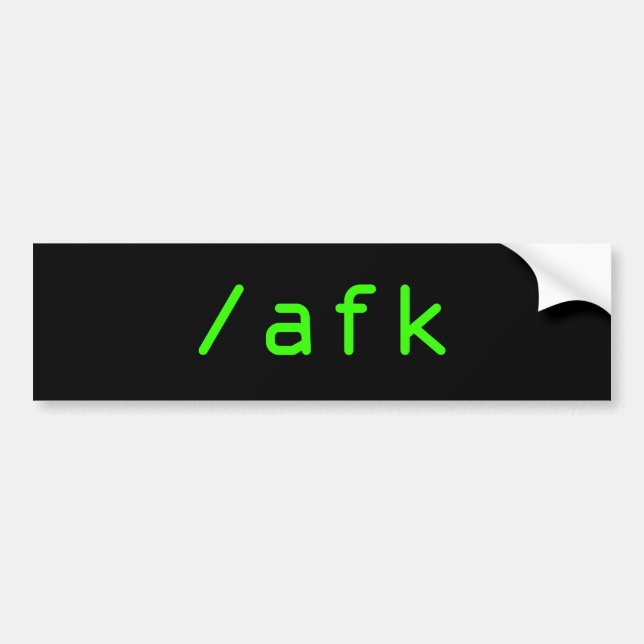 Autocollant De Voiture /afk (Devant)