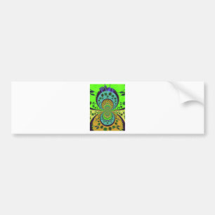 Autocollant De Voiture Africain traditionnel Hakuna Matata Couleurs.png