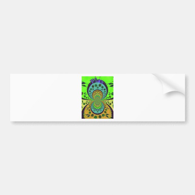 Autocollant De Voiture Africain traditionnel Hakuna Matata Couleurs.png (Devant)