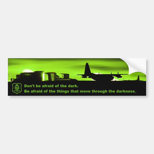 AUTOCOLLANT DE VOITURE AFSOC MC130 (Devant)