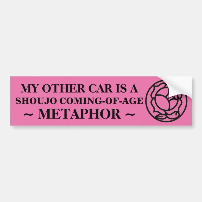 Autocollant De Voiture âge d'or de shoujo (Devant)