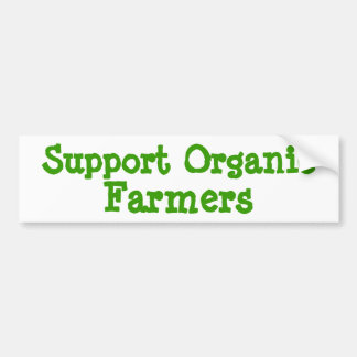 Autocollant De Voiture Agriculteurs organiques de soutien