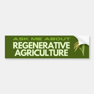 Autocollant De Voiture Agriculture régénératrice
