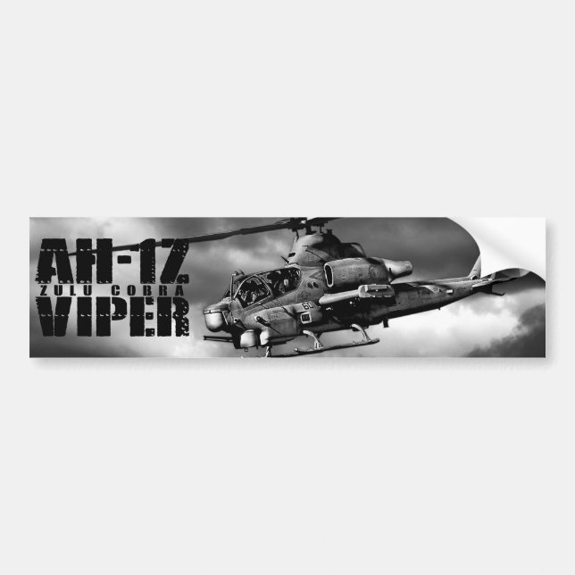 AUTOCOLLANT DE VOITURE AH-1Z (Devant)