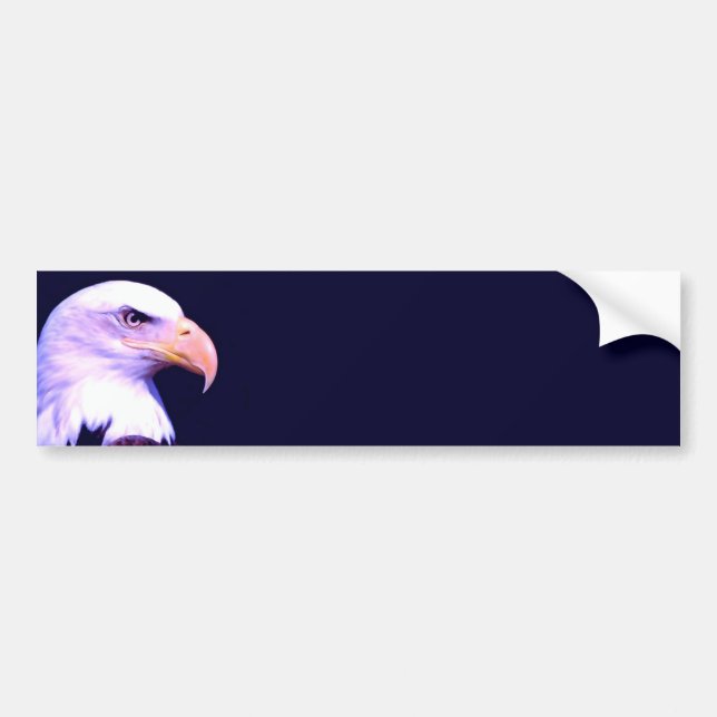 Autocollant De Voiture Aigle de Bald (Devant)