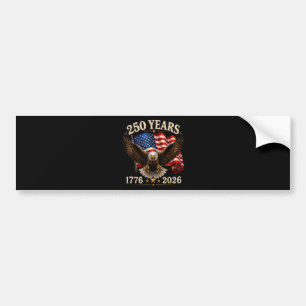Autocollant De Voiture Aigle patriotique 250e anniversaire États-Unis 250