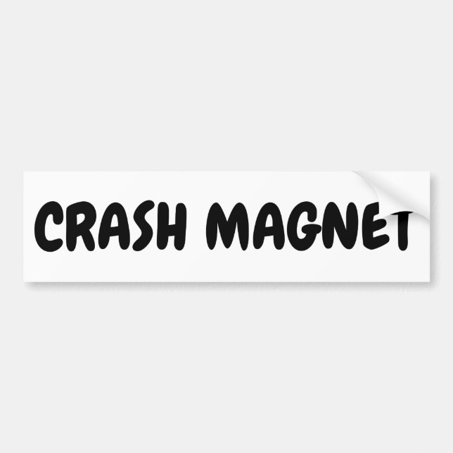 Autocollant De Voiture Aimant drôle d'accident (Devant)