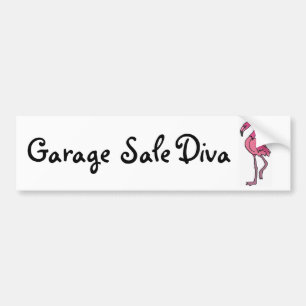 Autocollant De Voiture AK- adhésif pour pare-chocs de diva de brocante 
