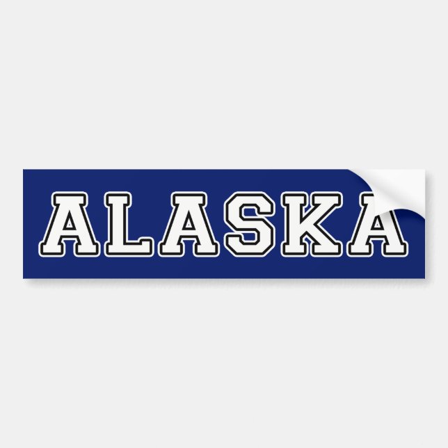 Autocollant De Voiture Alaska (Devant)