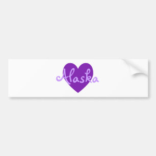 Autocollant De Voiture Alaska en violet