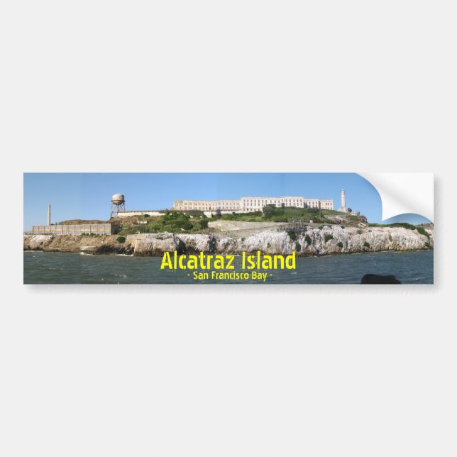 Autocollant De Voiture Alcatraz Bumpersticker (Devant)