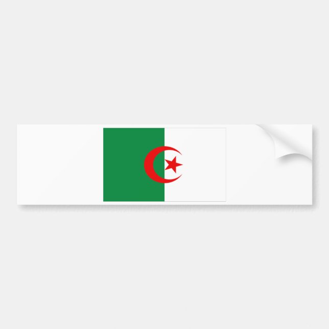 AUTOCOLLANT DE VOITURE ALGÉRIE (Devant)